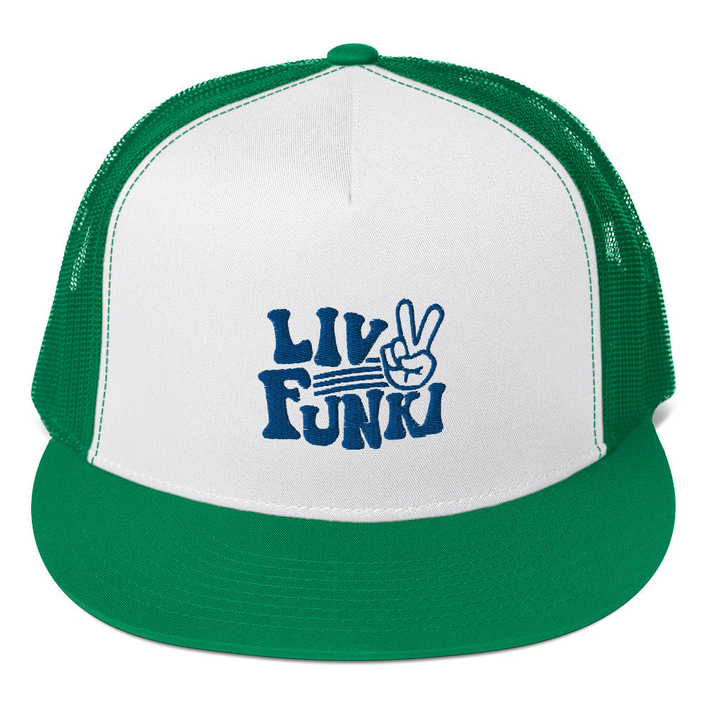 Flat Bill High Profile Trucker Cap - Flexfit Yupoong 6006