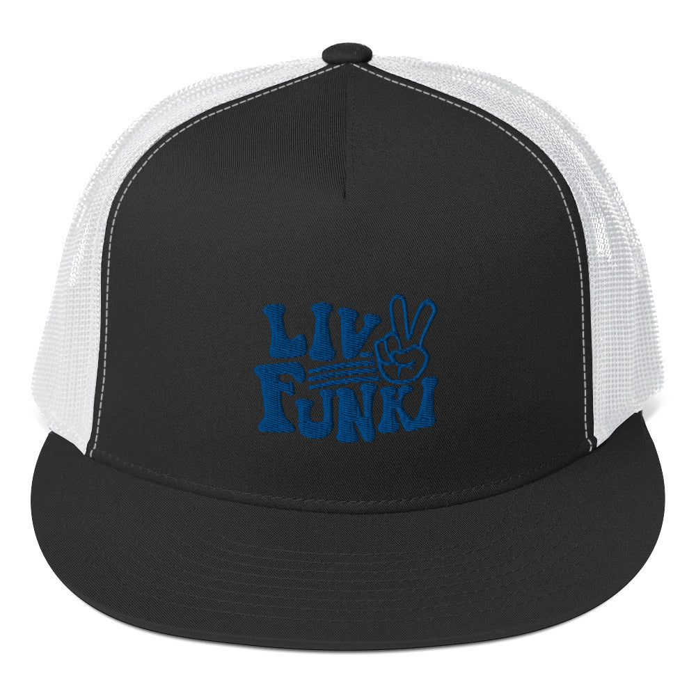 Flat Bill High Profile Trucker Cap - Flexfit Yupoong 6006