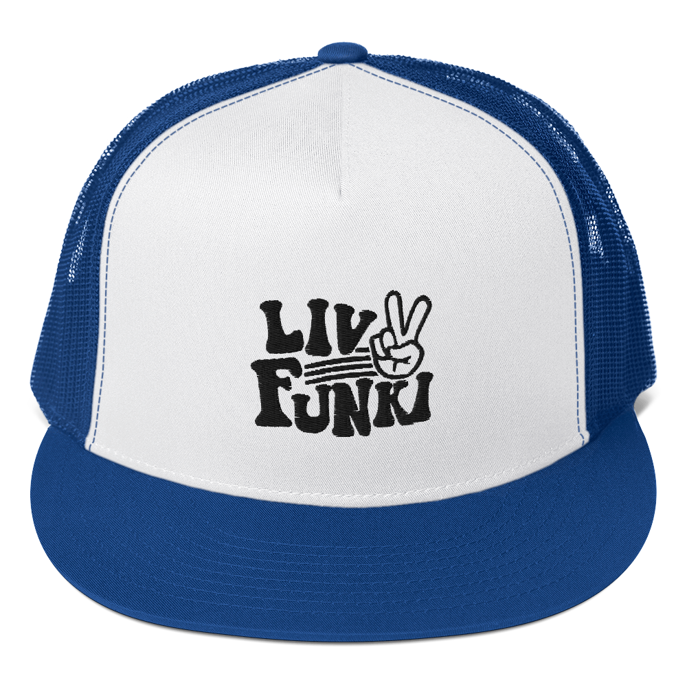 Flat Bill High Profile Trucker Cap - Flexfit Yupoong 6006