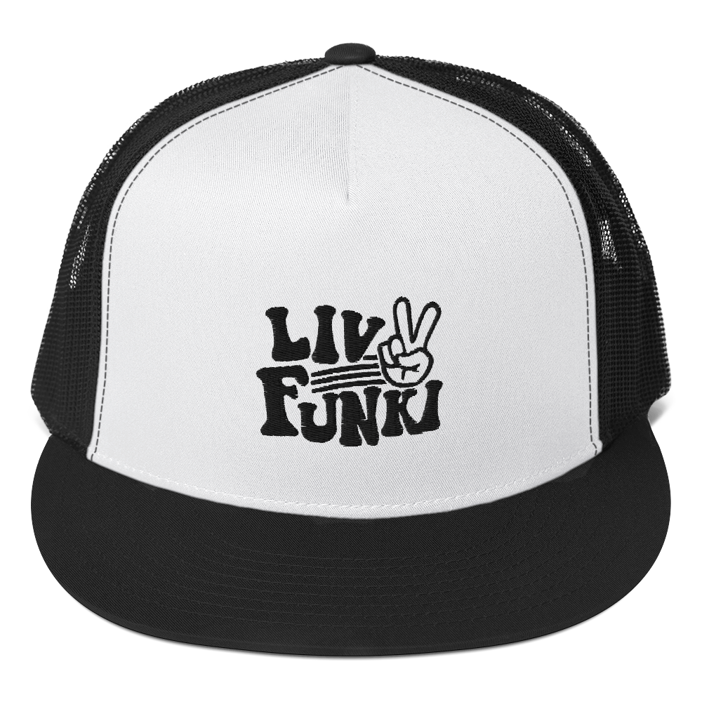 Flat Bill High Profile Trucker Cap - Flexfit Yupoong 6006