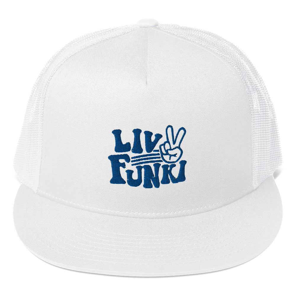 Flat Bill High Profile Trucker Cap - Flexfit Yupoong 6006